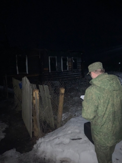 По факту смерти трех местных жителей в результате пожара в Руднянском районе возбуждено уголовное дело